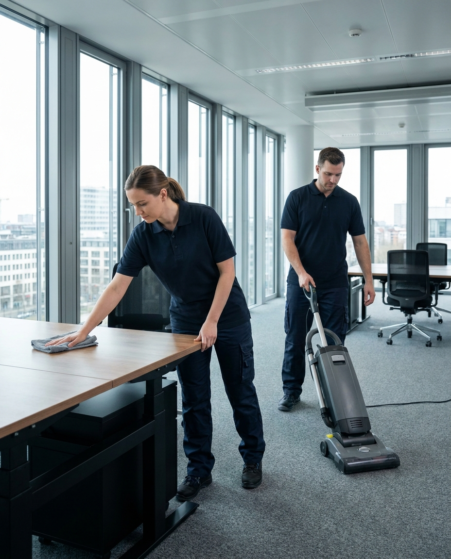 PRIME Reinigungs­team im Büro­einsatz